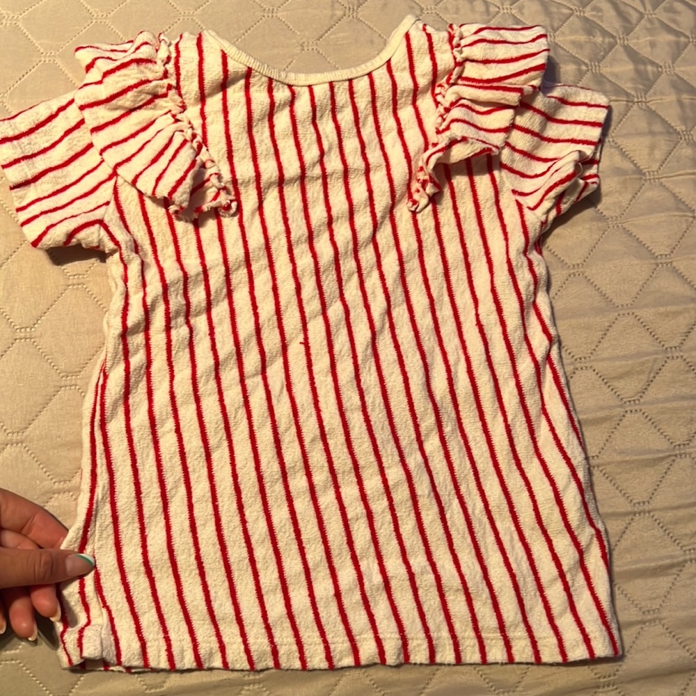 Zara toddler girl terrycloth top size 4/5